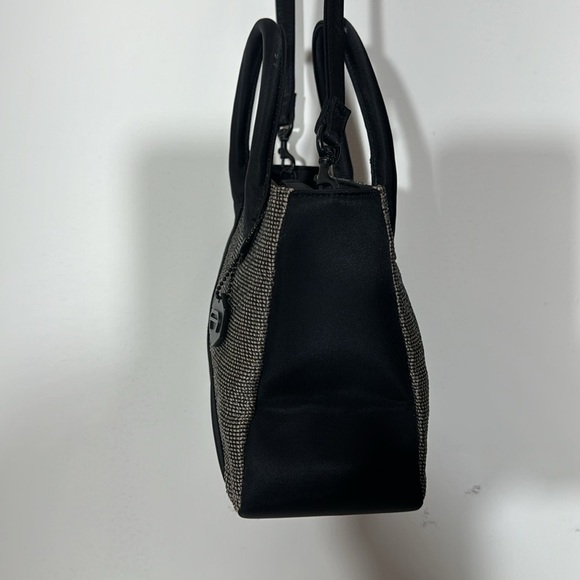 Etienne Aigner Black and Tan Crossbody Handbag - Picture 6 of 10